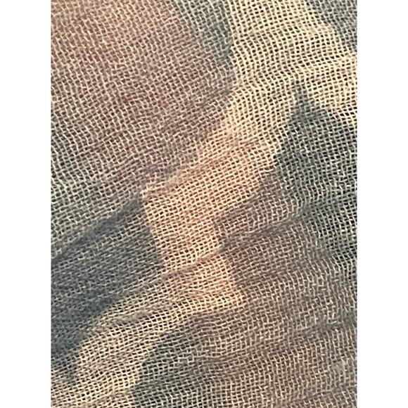 Sundance Blue Moroccan Trellis Print Beaded Peasant Top size Large - Picture 5 of 11